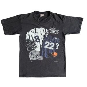 Dallas Cowboys Men’s Vintage NFL T-Shirt – Nutmeg Mills – Made in USA – Size L
